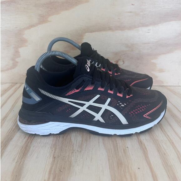 Asics - GT-2000 7 - Running Shoes - Black/Pink - Women's - 8 - 1012A147 - Picture 1 of 9